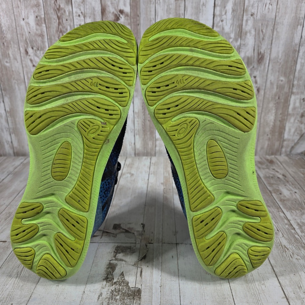 ASICS Gel-Nimbus Lite 2 Mens Running Shoes Blue Black Lime 1011B009 Size 11.5 - Picture 7 of 8